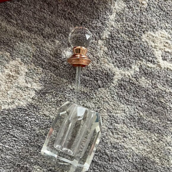 3 pc glass mini perfume empty bottles home decor - Picture 8 of 10